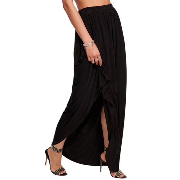 Ramy Brook Dresses & Skirts - Ramy Brook Black Maxi Camille Old Money Quiet Luxury Formal Skirt M